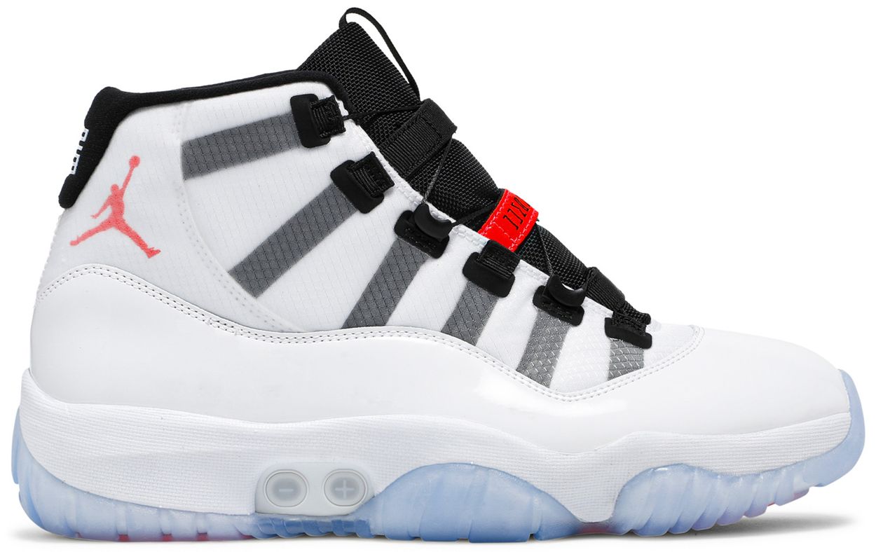 Air Jordan 11 Adapt White, side profile